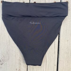 437 black bikini bottoms new